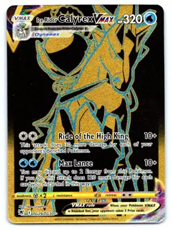 Ice Rider Calyrex VMAX (Secret) Pokemon Secret Rare SWSH10: Astral Radiance Trai - Image 1