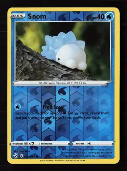 Snom 084/264 (Yuka Morii Clay) Reverse Holo Pokemon TCG SWSH08: Fusion Strike LP - Image 1
