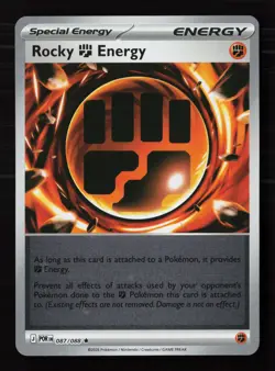 Rocky Fighting Energy 087/088 Reverse Holo Pokemon TCG ME03: Perfect Order NM - Image 1