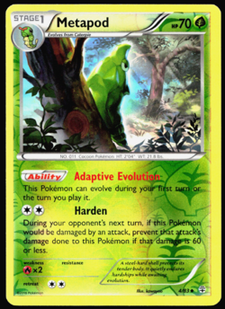 Generations - Metapod Generations - 4/83 - Reverse Holo - NM/M - Image 1