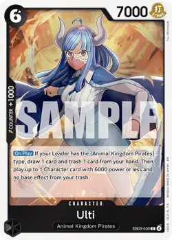 One Piece TCG - [EB-03-EB03-039] - Ulti (Foil) Extra Booster: One Piece Heroi... - Image 1