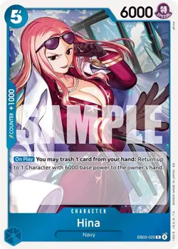 One Piece TCG - [EB-03-EB03-025] - Hina (Foil) Extra Booster: One Piece Heroi... - Image 1