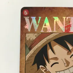 ONE PIECE Card Monkey D. Luffy ST01/012P1 SR B Rank with Minor Edge Wear Japan - Image 2