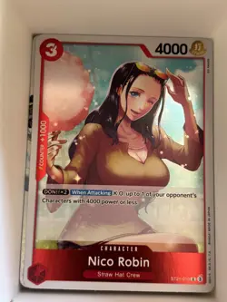 ST21-010 Nico Robin FOIL English C One Piece TCG Card Game - Image 1
