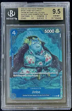 BGS 9.5 One Piece P-030 P Jinbe - English - Premium Card Collection - Graded - Image 1