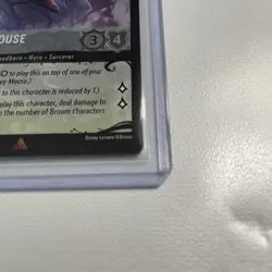 Disney Lorcana Illumineer's Quest 225 Mickey Mouse Playful Sorcerer Rare FOIL - Image 2