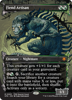 Fiend Artisan - Showcase - MTG: Special Guests - Near Mint - Image 1