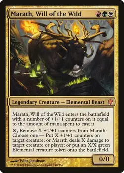 MTG - Marath, Will of the Wild - Commander 2013 - Magic the Gathering - Image 1