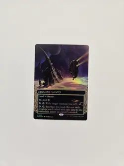 Endless Sands Borderless Foil 15 MTG Edge of Eternities: Stellar Sights - Image 2