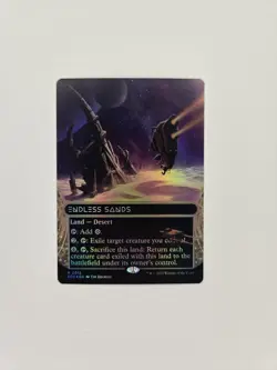 Endless Sands Borderless Foil 15 MTG Edge of Eternities: Stellar Sights - Image 4