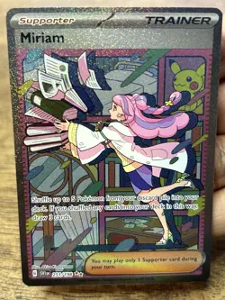 Pokemon TCG Miriam 251/198 SV01: Scarlet & Violet Base Set SIR Full Art Holo - Image 3