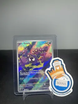 2024 Pokemon SV05 Temporal Forces Gastly 177/162 Illustration Rare Full Art - Image 1