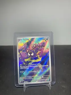 2024 Pokemon SV05 Temporal Forces Gastly 177/162 Illustration Rare Full Art - Image 2