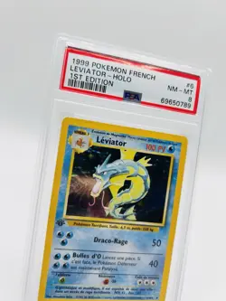 Carte Pokemon Leviator Holo Set de Base edition 1 6/102 PSA 8 Wizards fr 1999 - Image 2