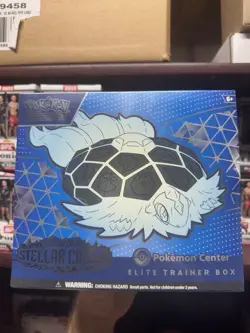 Stellar Crown Pokemon Center Exclusive Elite Trainer Box ETB TCG Factory Sealed - Image 1