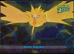 topps Pokemon The Movie 2000 Holo Foil #33 Enter Zapdos - Image 1