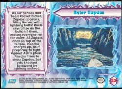 topps Pokemon The Movie 2000 Holo Foil #33 Enter Zapdos - Image 2