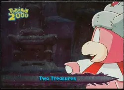 topps Pokemon The Movie 2000 Holo Foil #43 Two Treasures - Image 1