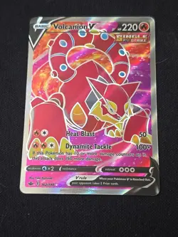 Volcanion V (Full Art) 162/198 Swsh06: Chilling Reign Ultra Rare Holo Pokemon NM - Image 1