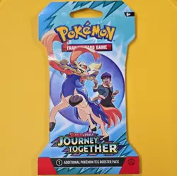 Pokemon TCG: Journey Together Sleeved Booster Pack - Factory Sealed Random Art - Image 1