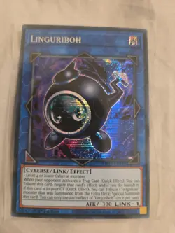Yugioh Linguriboh MP25-EN142 Prismatic Secret Rare 1st Edition NM - Image 1