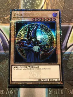 *** DARK MAGICIAN *** QUARTER CENTURY SECRET RARE (BACH ART) RA04-EN106 YUGIOH - Image 1