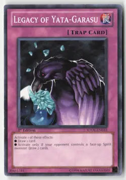 Yugioh - Legacy of Yata-Garasu SDDL-EN033 1st Edition - Structure Deck: Dragunit - Image 1