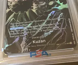 2025 ONE PIECE OP12-LEGACY OF THE MASTER KUZAN SPECIAL ALTERNATE ART PSA 10 - Image 4