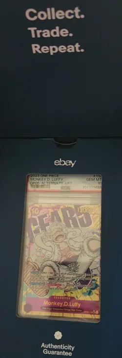 ONE PIECE MONKEY D. LUFFY OP05 #119 GEM MT PSA 10 - Image 1