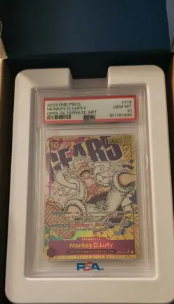 ONE PIECE MONKEY D. LUFFY OP05 #119 GEM MT PSA 10 - Image 2