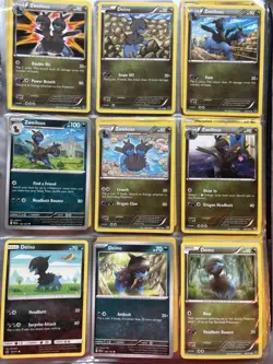 Pokemon Card Species Set Lot - 9x Unique Cards / Deino Family - Image 1