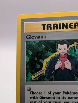 Giovanni - 104/132 Regular Rare English Gym Challenge Pokemon Card LP - Image 5