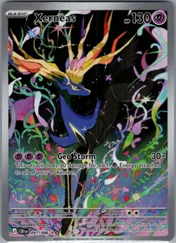 Xerneas 091/086 ME04: Chaos Rising - Pokemon Card - NM - Image 1