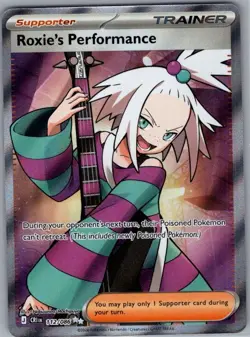 Roxie's Performance 112/086 ME04: Chaos Rising - Pokemon Card - NM - Image 1