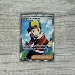 Pokemon TCG Ethans Adventure Full Art Card 221/182 Destined Rivals - NM - Image 1