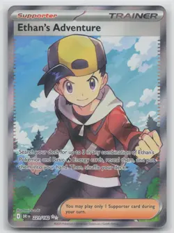 Pokemon Card Ethan's Adventure - Ultra Rare SV10: Destined Rivals 221/182 - Image 1