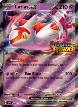 Latias ex (Surging Sparks) Double Rare Miscellaneous Cards & Products 076/191 NM - Image 1