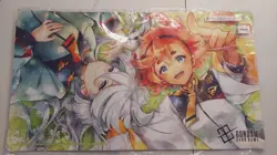Gundam Card Game Suletta and Miorine Evx-02 Playmat ONLY - No card - Image 1