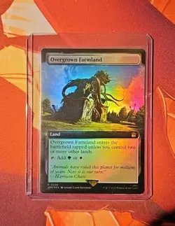 Overgrown Farmland Foil Extended Art Rare, Doctor Who #506, MTG Magic - Image 1