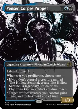 Venser, Corpse Puppet (Showcase) - Foil NM MTG Phyrexia: All Will Be One - Image 1