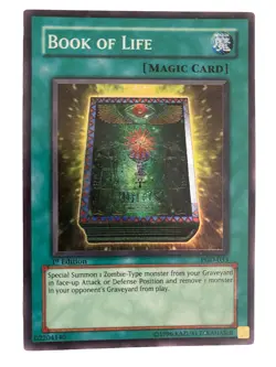 YUGIOH Book of Life PGD-033 1st edition Super Rare Light-played LP - Image 1