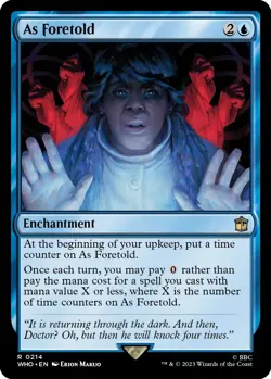 As Foretold WHO 214 MTG Universes Beyond: Doctor Who Rare EN NM - Image 1