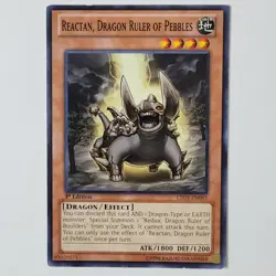Reactan, Dragon Ruler of Pebbles - LTGY-EN095 - HP - Common - 1st ed - Yugioh - Image 1