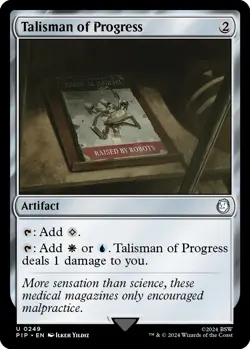 Talisman of Progress PIP 249 MTG Universes Beyond: Fallout Uncommon EN NM - Image 1