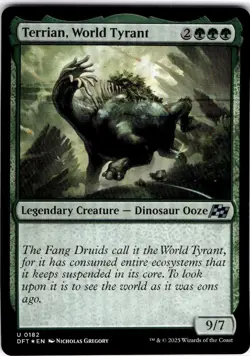 MTG Terrian, World Tyrant Aetherdrift HOLO #182 - Image 1