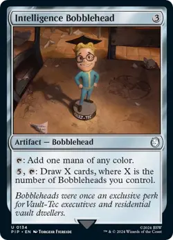 Intelligence Bobblehead PIP 134 MTG Universes Beyond: Fallout Uncommon EN NM - Image 1