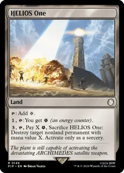 HELIOS One PIP 149 MTG Universes Beyond: Fallout Rare EN NM - Image 1