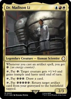 Dr. Madison Li PIP 3 MTG Universes Beyond: Fallout Mythic Foil EN NM - Image 1