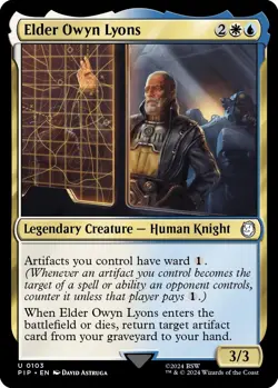 Elder Owyn Lyons PIP 103 MTG Universes Beyond: Fallout Uncommon EN NM - Image 1