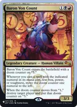 Foil - Baron Von Count - 127/216 - The List Reprints - LP - Image 1